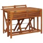 Garden planter with 2 solid acacia wood bistro chairs by vidaXL, Garden sets - Ref: Foro24-45910, Price: 163,96 €, Discount: %