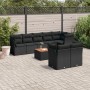 8-teiliges Gartensofa-Set und schwarze synthetische Rattankissen von , Gartensets - Ref: Foro24-3256062, Preis: 638,03 €, Rab...