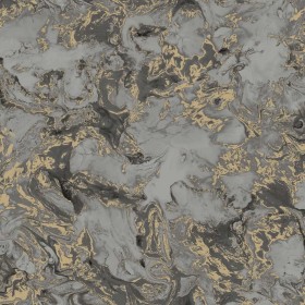 DUTCH WALLCOVERINGS Gray and gold marble wallpaper by DUTCH WALLCOVERINGS, Painted paper - Ref: Foro24-426232, Price: 47,99 €...