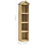 Caseta herramientas jardín madera pino impregnada 36x36x163 cm de vidaXL, Cobertizos - Ref: Foro24-46357, Precio: 93,99 €, De...