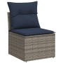 Gartensofa-Set mit Kissen, 13-teilig, graues synthetisches Rattan von , Gartensets - Ref: Foro24-3256249, Preis: 849,52 €, Ra...