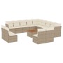 Set sofás de jardín 14 pzas con cojines ratán sintético beige de , Conjuntos de jardín - Ref: Foro24-3256268, Precio: 1,00 €,...