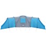 Tienda de campaña familiar iglú 12 personas impermeable azul de , Tiendas de campaña - Ref: Foro24-94347, Precio: 416,19 €, D...