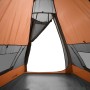 Tipi Tent for 7 People Waterproof Gray Orange by , tents - Ref: Foro24-94429, Price: 120,99 €, Discount: %