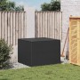 Schwarze Garten-Aufbewahrungsbox aus synthetischem Rattan, 291 l von , Aufbewahrungsboxen für den Außenbereich - Ref: Foro24-...