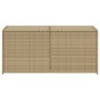 Garten-Aufbewahrungsbox, synthetischer Rattan-Beige-Mix, 283 l von , Aufbewahrungsboxen für den Außenbereich - Ref: Foro24-36...