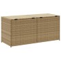 Caja de almacenaje de jardín ratán sintético beige mezcla 283L de , Cajas de almacenaje para exteriores - Ref: Foro24-365315,...