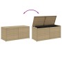 Garten-Aufbewahrungsbox, synthetischer Rattan-Beige-Mix, 283 l von , Aufbewahrungsboxen für den Außenbereich - Ref: Foro24-36...