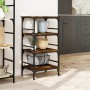 Smoked oak engineered wood kitchen cart 45x35x89.5 cm by , Kitchen and dining carts - Ref: Foro24-842328, Price: 61,25 €, Dis...