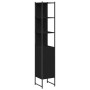 Armario de baño madera de ingeniería negro 33x33x185,5 cm de , Tocadores - Ref: Foro24-842471, Precio: 100,20 €, Descuento: %