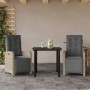 Garden chairs and table 3 pieces synthetic rattan gray cushion by , Garden sets - Ref: Foro24-3212605, Price: 365,70 €, Disco...