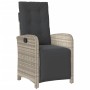 Garden chairs and table 3 pieces synthetic rattan gray cushion by , Garden sets - Ref: Foro24-3212605, Price: 365,70 €, Disco...