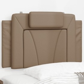 Cappuccino synthetic leather padded bed headboard 80 cm by , Headboards and footboards - Ref: Foro24-374764, Price: 34,24 €, ...