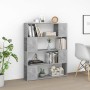 Estantería divisor de espacios gris hormigón 100x24x124 cm de , Librerías y estanterías - Ref: Foro24-809192, Precio: 75,37 €...