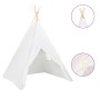 Tienda tipi niños y bolsa piel melocotón blanco 120x120x150cm de , Tiendas y túneles de juego - Ref: Foro24-80271, Precio: 40...