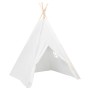 Tienda tipi niños y bolsa piel melocotón blanco 120x120x150cm de , Tiendas y túneles de juego - Ref: Foro24-80271, Precio: 40...