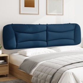 Padded headboard with blue fabric 200 cm by , Headboards and footboards - Ref: Foro24-374622, Price: 84,99 €, Discount: %