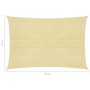 Toldo de vela beige HDPE 160 g/m² 6x8 m de , Sombrillas - Ref: Foro24-311140, Precio: 89,93 €, Descuento: %