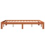 Estructura de cama madera maciza pino marrón cera 120x190 cm de , Camas y somieres - Ref: Foro24-844165, Precio: 111,10 €, De...