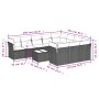 11-teiliges Gartensofa-Set und schwarze synthetische Rattankissen von , Gartensets - Ref: Foro24-3250065, Preis: 636,64 €, Ra...