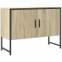 Bathroom sink cabinet engineered wood Sonoma oak 80x33x60 cm by , Dressing tables - Ref: Foro24-842462, Price: 63,14 €, Disco...