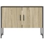 Bathroom sink cabinet engineered wood Sonoma oak 80x33x60 cm by , Dressing tables - Ref: Foro24-842462, Price: 63,14 €, Disco...