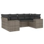 Set de muebles de jardín 6 pzas y cojines ratán sintético gris de , Conjuntos de jardín - Ref: Foro24-3222979, Precio: 426,99...