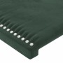 Dark green velvet LED headboard 163x16x118/128 cm by , Headboards and footboards - Ref: Foro24-3123965, Price: 143,14 €, Disc...