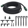 Porous garden hose black rubber 16 mm 10 m by , Garden hoses - Ref: Foro24-155868, Price: 17,00 €, Discount: %