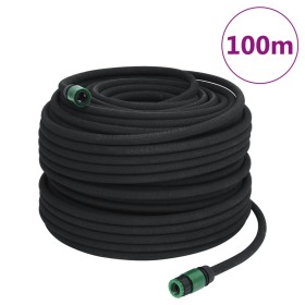 Manguera porosa para jardín caucho negro 16 mm 100 m de , Mangueras de jardín - Ref: Foro24-155875, Precio: 74,99 €, Descuent...