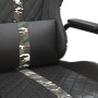 Gaming chair with massage synthetic leather in camouflage and black by , Gaming chairs - Ref: Foro24-345567, Price: 113,66 €,...