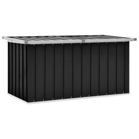 Caja de almacenaje para jardín gris antracita 129x67x65 cm de vidaXL, Cajas de almacenaje para exteriores - Ref: Foro24-46263...