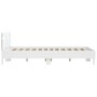 Bed frame with headboard and white LED lights 140x190 cm by , Beds and slatted bases - Ref: Foro24-3207560, Price: 172,80 €, ...