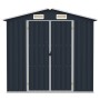 Garden shed anthracite galvanized steel 205x129x183 cm by vidaXL, Sheds - Ref: Foro24-46299, Price: 307,87 €, Discount: %