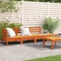 4-Sitzer-Gartensofa aus massivem, wachsbraunem Kiefernholz von , Modulare Sofas für den Außenbereich - Ref: Foro24-838051, Pr...