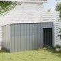 Dog house with gray galvanized steel roof 196x91x110 cm by , Dog kennels - Ref: Foro24-172575, Price: 195,04 €, Discount: %