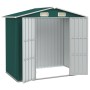 Cobertizo de jardín acero galvanizado verde 205x129x183 cm de vidaXL, Cobertizos - Ref: Foro24-46297, Precio: 304,41 €, Descu...