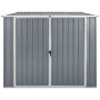 Cobertizo de jardín acero galvanizado gris 195x198x159 cm de vidaXL, Cobertizos - Ref: Foro24-46254, Precio: 313,62 €, Descue...