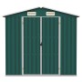 Garden shed made of green galvanized steel, 205x129x183 cm. by vidaXL, Sheds - Ref: Foro24-46297, Price: 302,38 €, Discount: %