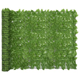 Toldo para balcón con hojas verde 600x150 cm de , Sombrillas - Ref: Foro24-315506, Precio: 91,86 €, Descuento: %