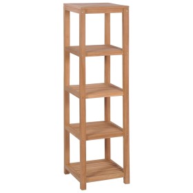 Bathroom shelf 4 levels solid teak wood 42x42x165 cm by vidaXL, Bookcases and shelves - Ref: Foro24-246500, Price: 120,20 €, ...