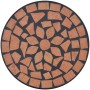 Terracotta mosaic side table for plants by , Pot stands - Ref: Foro24-41127, Price: 43,04 €, Discount: %