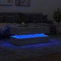 Mesa de centro con luces LED gris Sonoma 90x50x40 cm de , Mesas de centro - Ref: Foro24-839866, Precio: 104,00 €, Descuento: %