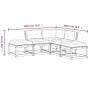 5-teilige Gartensofagarnitur mit Kissen aus massivem Kiefernholz von , Gartensets - Ref: Foro24-3216960, Preis: 424,11 €, Rab...
