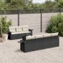 8-teiliges Gartensofa-Set und schwarze synthetische Rattankissen von , Gartensets - Ref: Foro24-3252263, Preis: 535,26 €, Rab...