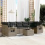 8-piece garden sofa set and gray synthetic rattan cushions by , Garden sets - Ref: Foro24-3252277, Price: 584,44 €, Discount: %