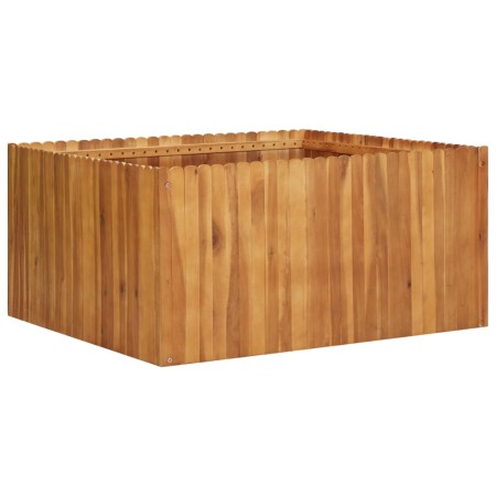 Solid acacia wood flower bed 100x100x50 cm by vidaXL, Pots and planters - Ref: Foro24-45928, Price: 174,76 €, Discount: %