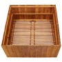 Solid acacia wood flower bed 100x100x50 cm by vidaXL, Pots and planters - Ref: Foro24-45928, Price: 174,76 €, Discount: %