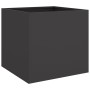 Black cold rolled steel planter 42x40x39 cm by , Pots and planters - Ref: Foro24-841547, Price: 69,20 €, Discount: %