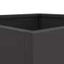 Black cold rolled steel planter 42x40x39 cm by , Pots and planters - Ref: Foro24-841547, Price: 69,20 €, Discount: %